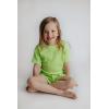 imageThree Little Tots Baby Boys Girls Summer Waffle Toddler Organic Cotton Modern Top ampamp Bottom 2pc SetLime Green
