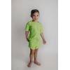 imageThree Little Tots Baby Boys Girls Summer Waffle Toddler Organic Cotton Modern Top ampamp Bottom 2pc SetLime Green