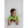imageThree Little Tots Baby Boys Girls Summer Waffle Toddler Organic Cotton Modern Top ampamp Bottom 2pc SetLime Green
