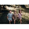 imageThree Little Tots Baby Boys Girls Summer Waffle Toddler Organic Cotton Modern Top ampamp Bottom 2pc SetWild Orchid
