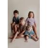 imageThree Little Tots Baby Boys Girls Summer Waffle Toddler Organic Cotton Modern Top ampamp Bottom 2pc SetWild Orchid