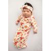 imageThree Little Tots Newborn Baby Knotted Tie Gown  Infant70s With Bow