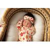imageThree Little Tots Newborn Baby Knotted Tie Gown  Infant70s With Bow
