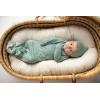 imageThree Little Tots Newborn Baby Knotted Tie Gown  InfantArrow With Hat