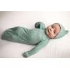 imageThree Little Tots Newborn Baby Knotted Tie Gown  InfantArrow With Hat