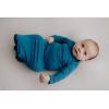 imageThree Little Tots Newborn Baby Knotted Tie Gown  InfantBlue Gown