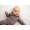 imageThree Little Tots Newborn Baby Knotted Tie Gown  InfantCocoa Ribbed