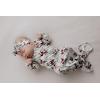 imageThree Little Tots Newborn Baby Knotted Tie Gown  InfantFlower With Bow