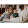 imageThree Little Tots Newborn Baby Knotted Tie Gown  InfantForest Green
