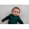 imageThree Little Tots Newborn Baby Knotted Tie Gown  InfantForest Green With Bow