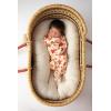 imageThree Little Tots Newborn Baby Knotted Tie Gown  InfantGroovy With Hat