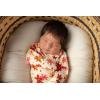 imageThree Little Tots Newborn Baby Knotted Tie Gown  InfantGroovy With Hat