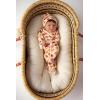 imageThree Little Tots Newborn Baby Knotted Tie Gown  InfantGroovy With Hat