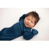 imageThree Little Tots Newborn Baby Knotted Tie Gown  InfantNavy