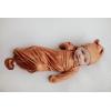 imageThree Little Tots Newborn Baby Knotted Tie Gown  InfantPine Gown  Hat