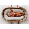 imageThree Little Tots Newborn Baby Knotted Tie Gown  InfantPine Gown