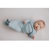 imageThree Little Tots Newborn Baby Knotted Tie Gown  InfantRibbed Blue Bird Gown