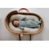 imageThree Little Tots Newborn Baby Knotted Tie Gown  InfantRibbed Blue Bird Gown