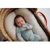 imageThree Little Tots Newborn Baby Knotted Tie Gown  InfantRibbed Blue Bird Gown