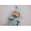 imageThree Little Tots Newborn Baby Knotted Tie Gown  InfantRibbed Blue Bird With Hat