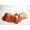 imageThree Little Tots Newborn Baby Knotted Tie Gown  InfantSaddle With Bow