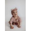 imageThree Little Tots Waffle Knit Knotted Headband Bow Cocoa SandsRose