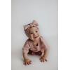 imageThree Little Tots Waffle Knit Knotted Headband Bow Cocoa SandsRose
