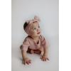 imageThree Little Tots Waffle Knit Knotted Headband Bow Cocoa SandsRose