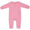 imageThree Little Tots  Baby Girl Boy Romper Ribbed Bodysuit Solid Plain One Piece Jumpsuits One Piece Baby Clothes Outfits FallPrecious Pink