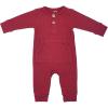imageThree Little Tots  Baby Girl Boy Romper Ribbed Bodysuit Solid Plain One Piece Jumpsuits One Piece Baby Clothes Outfits FallRuby Red