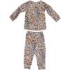 imageThree Little Tots JAMMIES Newborn  6T Kids Unisex Girls ampamp Boys Soft Comfy Pajamas 2pcs Sleepwear Loungewear SetLeopard