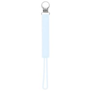 imageThree Little Tots All Silicone Modern Short and Safety Tested Pacifier Clip Hunter Green ClassicBaby Blue