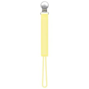 imageThree Little Tots All Silicone Modern Short and Safety Tested Pacifier Clip Hunter Green ClassicBaby Yellow