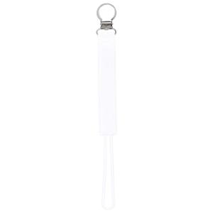 imageThree Little Tots All Silicone Modern Short and Safety Tested Pacifier Clip Hunter Green ClassicWhite