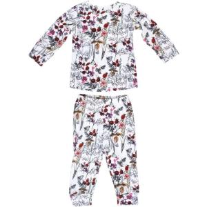 imageThree Little Tots JAMMIES Newborn  6T Kids Unisex Girls ampamp Boys Soft Comfy Pajamas 2pcs Sleepwear Loungewear SetFloral