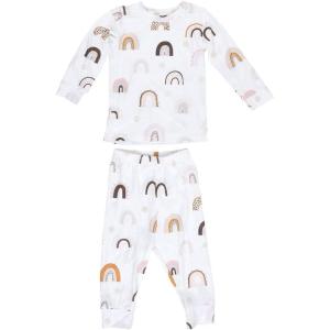 imageThree Little Tots JAMMIES Newborn  6T Kids Unisex Girls ampamp Boys Soft Comfy Pajamas 2pcs Sleepwear Loungewear SetRainbow
