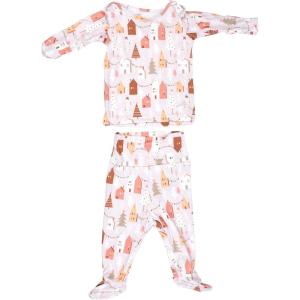 imageThree Little Tots JAMMIES Newborn  6T Kids Unisex Girls ampamp Boys Soft Comfy Pajamas 2pcs Sleepwear Loungewear SetWinter Wonderland