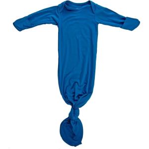 imageThree Little Tots Newborn Baby Knotted Tie Gown  InfantBlue Gown