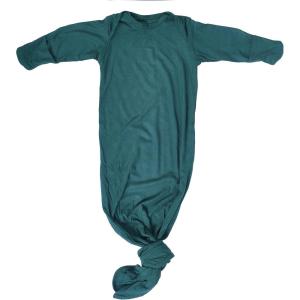 imageThree Little Tots Newborn Baby Knotted Tie Gown  InfantForest Green