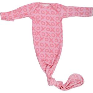 imageThree Little Tots Newborn Baby Knotted Tie Gown  InfantXoxo