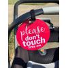 imageNo Touching Car Seat Sign Please Dont Touch Little Me Baby Safety No Touching Newborn Baby Car Seat Tag Baby Preemie No Touching Car Seat Sign GreenPink