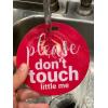 imageNo Touching Car Seat Sign Please Dont Touch Little Me Baby Safety No Touching Newborn Baby Car Seat Tag Baby Preemie No Touching Car Seat Sign GreenPink