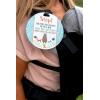 imageTHREE LITTLE TOTS  Please Dont Touch BabyCar Seat Sign or Stroller Tag  CPSIA Safety Tested FlowerWoodlands