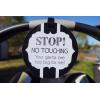 imageThree Little Tots Two Pack  No Kissing and Woodlands No Touching Baby Car Seat and Stroller Signs  CPSIA Safety TestedBlack  White