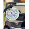 imageThree Little Tots Two Pack  No Kissing and Woodlands No Touching Baby Car Seat and Stroller Signs  CPSIA Safety TestedCute Flower
