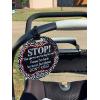 imageThree Little Tots Two Pack  No Kissing and Woodlands No Touching Baby Car Seat and Stroller Signs  CPSIA Safety TestedFlowerNo Kissing