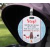imageThree Little Tots Two Pack  No Kissing and Woodlands No Touching Baby Car Seat and Stroller Signs  CPSIA Safety TestedFlowerWoodlands