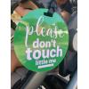 imageThree Little Tots Two Pack  No Kissing and Woodlands No Touching Baby Car Seat and Stroller Signs  CPSIA Safety TestedGreen