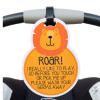 imageThree Little Tots Two Pack  No Kissing and Woodlands No Touching Baby Car Seat and Stroller Signs  CPSIA Safety TestedLion
