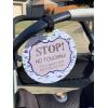 imageThree Little Tots Two Pack  No Kissing and Woodlands No Touching Baby Car Seat and Stroller Signs  CPSIA Safety TestedPink ArrowBlue Arrow